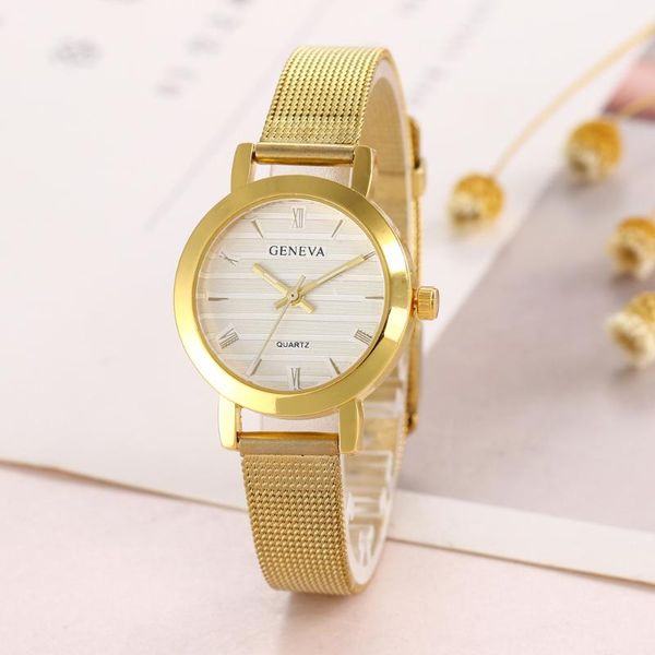 wristwatches women fine strap simple roman scale golden quartz watch female fashion ladies alloy mesh belt wrist watches clock gift mujer, Slivery;brown
wristwatches women fine strap simple roman scale golden quartz watch female fashion ladies alloy mesh belt wrist watches clock gift mujer, Slivery;brown