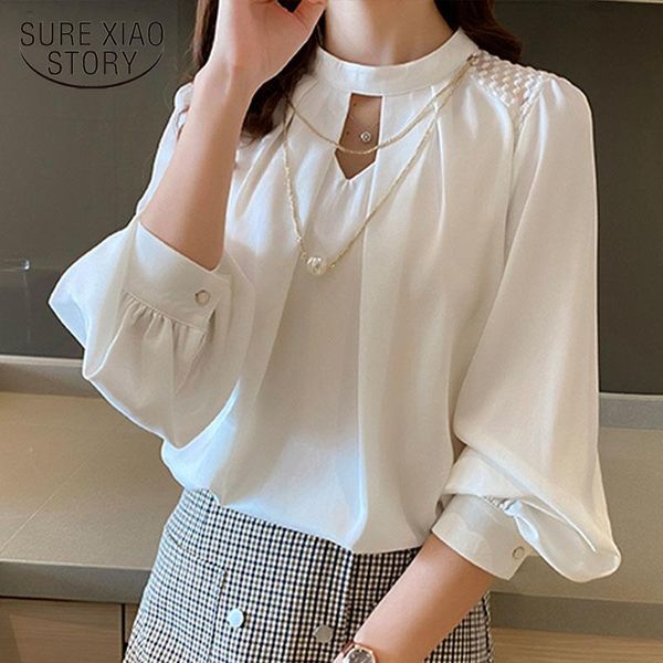 women's blouses & shirts fashion korean hollow shirt satin long sleeve white blouse women back button lace spliced spring office lady
women's blouses & shirts fashion korean hollow shirt satin long sleeve white blouse women back button lace spliced spring office lady