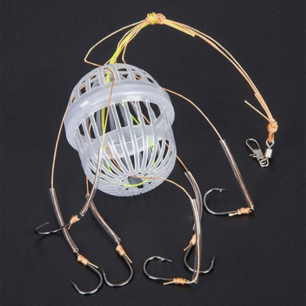 fishing hooks 5pcs lure bait trap cage sea box with six strong carbon steel carp spherical tackle tools
fishing hooks 5pcs lure bait trap cage sea box with six strong carbon steel carp spherical tackle tools