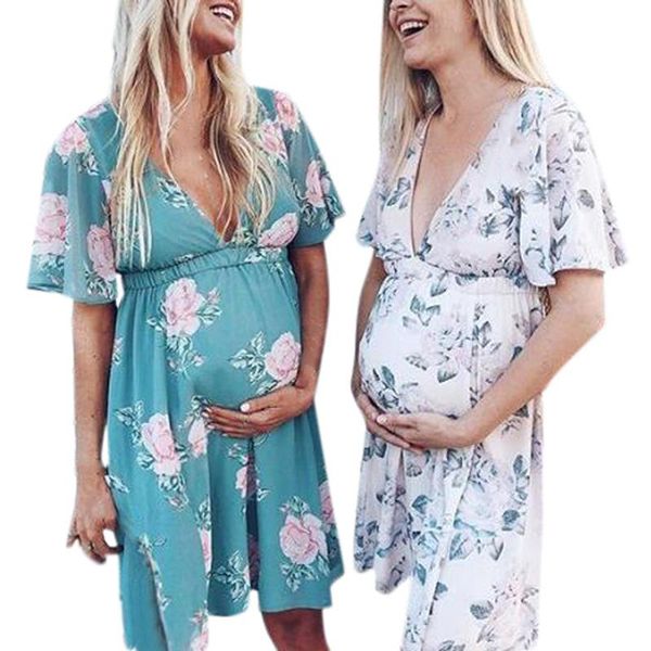 maternity dresses 2021 summer pregnant women short-sleeved with loose bandwidth and large size v-neck casual dress formal dresse, White
maternity dresses 2021 summer pregnant women short-sleeved with loose bandwidth and large size v-neck casual dress formal dresse, White