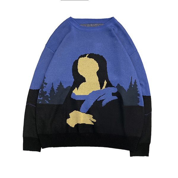 winter sweater men pullover full o-neck casual warm harajuku vintage fashion cartoon loose, White;black
winter sweater men pullover full o-neck casual warm harajuku vintage fashion cartoon loose, White;black