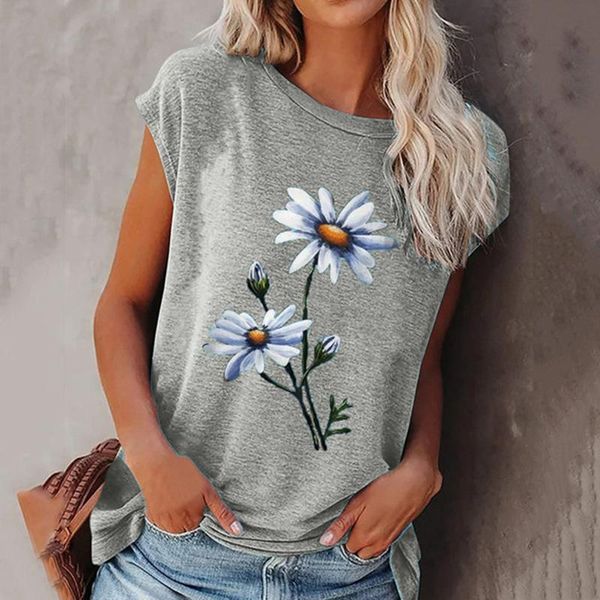 women's t-shirt summer fashion o-neck flower print casual women party short sleeve tees s-5xl, White
women's t-shirt summer fashion o-neck flower print casual women party short sleeve tees s-5xl, White