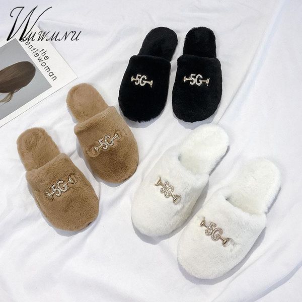 slippers fake fur home women winter luxury outdoor furry fuzzy flat shoes slides korean style casual round toe indoor, Black
slippers fake fur home women winter luxury outdoor furry fuzzy flat shoes slides korean style casual round toe indoor, Black
