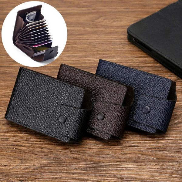 card holders multi-function organ holder fashion business id wallet name cards case pocket organizer, Brown;gray
card holders multi-function organ holder fashion business id wallet name cards case pocket organizer, Brown;gray