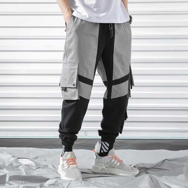 men's pants hip hop streetwear patchwork pockets joggers cotton cargo trousers elastic waist harem pant men 5xl wlv6 6yjb, Black
men's pants hip hop streetwear patchwork pockets joggers cotton cargo trousers elastic waist harem pant men 5xl wlv6 6yjb, Black