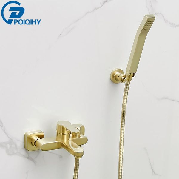 brushed gold shower faucet wall mounted bathroom mixer tap single handle handheld set sets
brushed gold shower faucet wall mounted bathroom mixer tap single handle handheld set sets