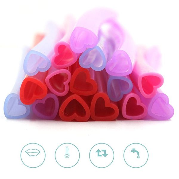 silicone straw set reusable drinking with 1x brush portable for mugs love-shaped decorative 4pcs straws
silicone straw set reusable drinking with 1x brush portable for mugs love-shaped decorative 4pcs straws