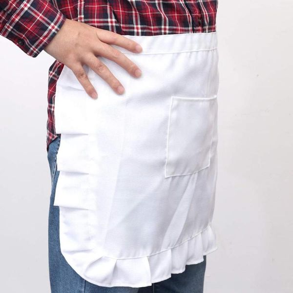 aprons 2 pcs floral short waist kitchen apron lace half bib maid costume with pocket party favors for waitress (whi
aprons 2 pcs floral short waist kitchen apron lace half bib maid costume with pocket party favors for waitress (whi