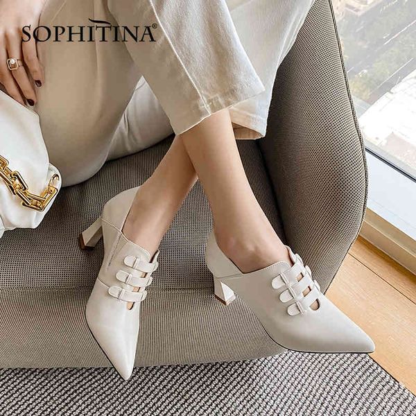 sophitina women high heels spring deep mouth pure color british style pointed toe shoes handsome soft leather female shoes ao517 210513, Black
sophitina women high heels spring deep mouth pure color british style pointed toe shoes handsome soft leather female shoes ao517 210513, Black