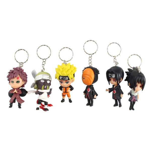 6pcs/Set 7cm Naruto Shippuden Anime Sasuke Uchiha Itachi Gaara PVC Action FIgure Cartoon Model Toys Dolls Kids Gift Keychain
6pcs/Set 7cm Naruto Shippuden Anime Sasuke Uchiha Itachi Gaara PVC Action FIgure Cartoon Model Toys Dolls Kids Gift Keychain