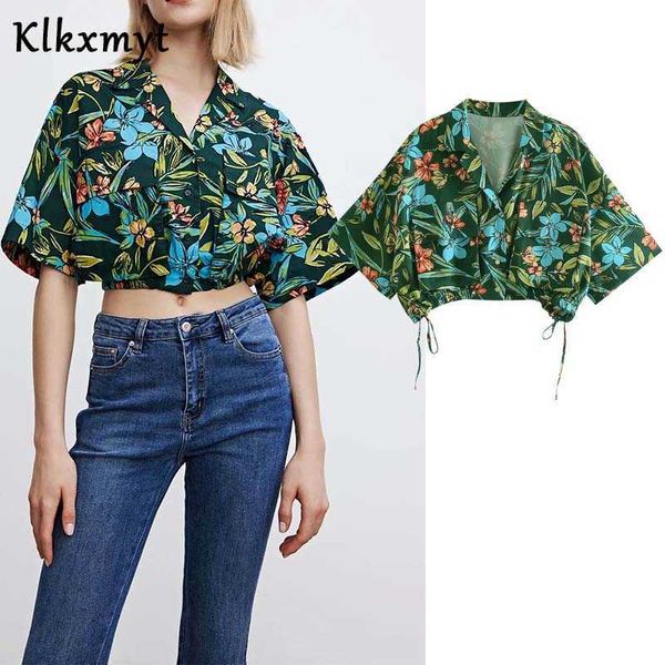 klkxmyt za women blouse summer fashion floral print short shirts woman casual loose with pockets female elegant shirt 210527, White
klkxmyt za women blouse summer fashion floral print short shirts woman casual loose with pockets female elegant shirt 210527, White