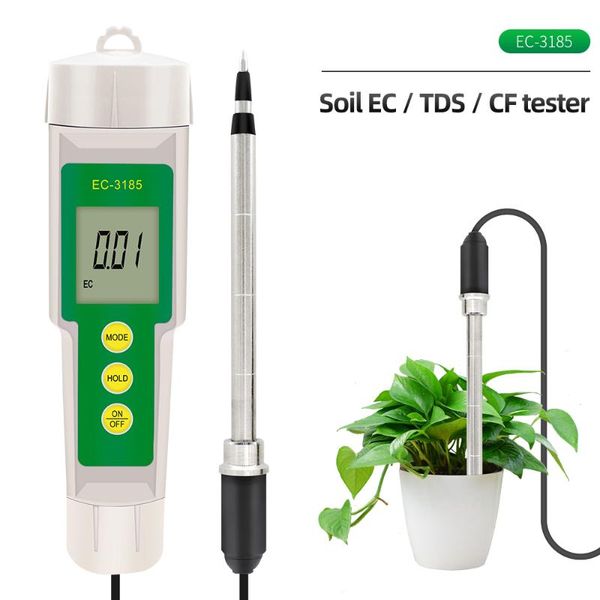 soil meter 3 in 1 ec/tds/cf tester ec-3185 waterproof analyzer for garden greenhouse cultivation agriculture laboratory ph meters
soil meter 3 in 1 ec/tds/cf tester ec-3185 waterproof analyzer for garden greenhouse cultivation agriculture laboratory ph meters