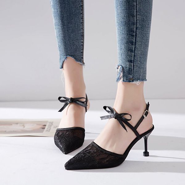 sandals lace women shoes black hollow out bowknot pointed toe shallow ladies thin high heels breathable korean fashion sandal
sandals lace women shoes black hollow out bowknot pointed toe shallow ladies thin high heels breathable korean fashion sandal