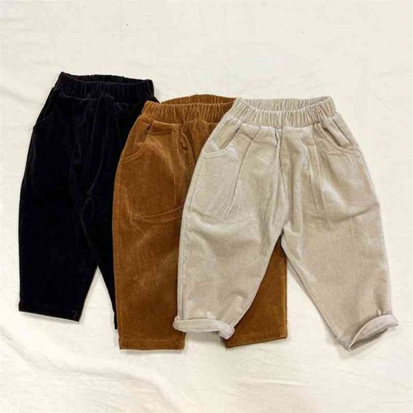 spring kids baby boys girls fine corduroy loose pants children's clothing casual pant children 210521, Blue
spring kids baby boys girls fine corduroy loose pants children's clothing casual pant children 210521, Blue