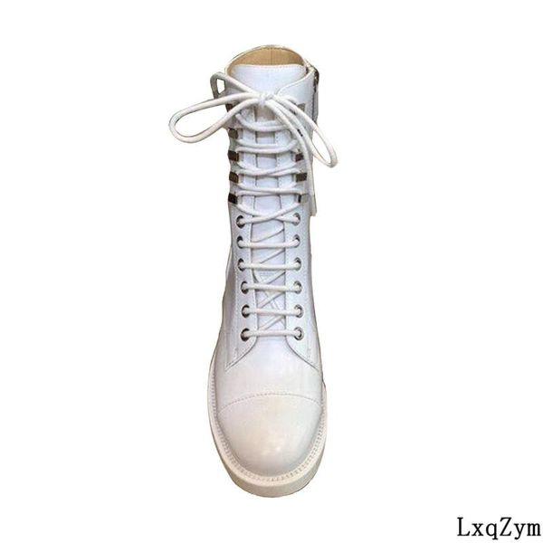 boots female high help metal buckle white shoes nature leather autumn motorcycle lace up large size 35-41, Black
boots female high help metal buckle white shoes nature leather autumn motorcycle lace up large size 35-41, Black