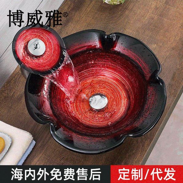 boweiya bathroom modern balcony wash basin nordic tempered glass above counter art sink faucets
boweiya bathroom modern balcony wash basin nordic tempered glass above counter art sink faucets