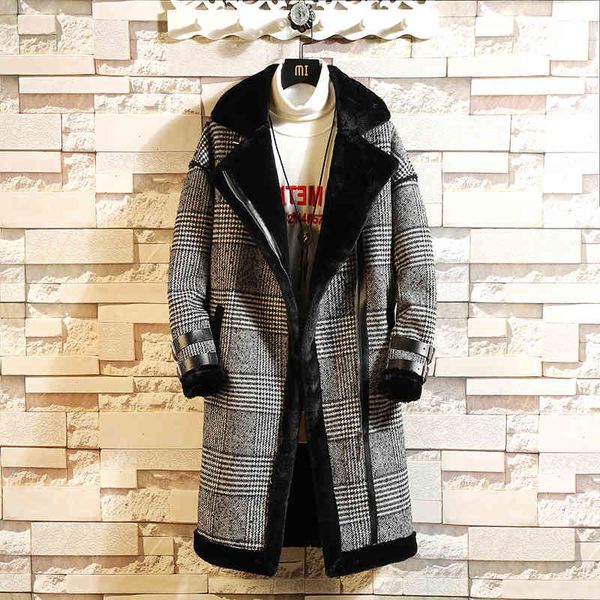 2021 winter fashion fur one high-quality woolen men's thick warm long imitation mink trench brand overcoat male, Black;brown
2021 winter fashion fur one high-quality woolen men's thick warm long imitation mink trench brand overcoat male, Black;brown