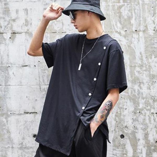 men's t-shirts men black t-shirt male casual loose short sleeve punk style tee shirts streetwear hip hop t shirt mens clothing, White;black
men's t-shirts men black t-shirt male casual loose short sleeve punk style tee shirts streetwear hip hop t shirt mens clothing, White;black