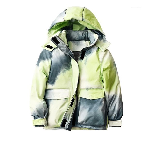 women's down & parkas winter tie dye thicker warm coats duck filling hooded female keep for cold weather coat wy187, Black
women's down & parkas winter tie dye thicker warm coats duck filling hooded female keep for cold weather coat wy187, Black