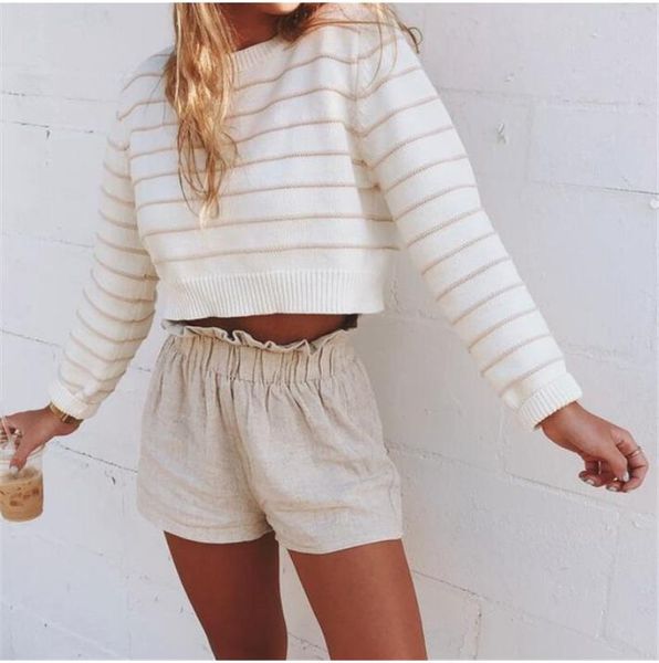 women's sweaters fashion women autumn winter clothes long sleeve striep sweater elegant casual plain pullover truien dames ladies stree, White;black
women's sweaters fashion women autumn winter clothes long sleeve striep sweater elegant casual plain pullover truien dames ladies stree, White;black