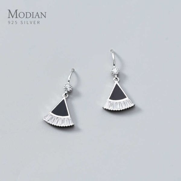 925 sterling silver enamel fan clear cz dangle earrings for women drop earring fashion jewelry pendientes 210707
925 sterling silver enamel fan clear cz dangle earrings for women drop earring fashion jewelry pendientes 210707