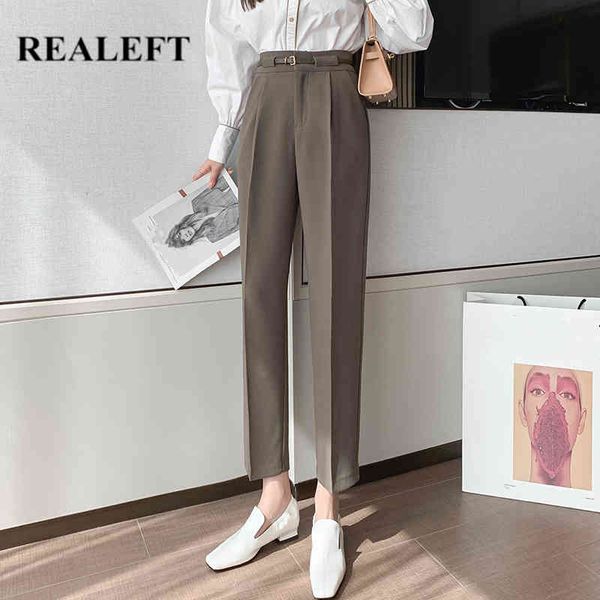 spring harem pants elegant high waist trousers straight pockets ankle length ol style fashion summer women's suit 210428, Black;white
spring harem pants elegant high waist trousers straight pockets ankle length ol style fashion summer women's suit 210428, Black;white