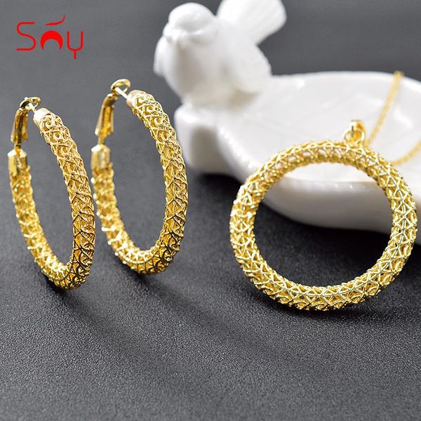 earrings & necklace sunny jewelry vintage findings for women big round sets pendant party anniversary, Silver
earrings & necklace sunny jewelry vintage findings for women big round sets pendant party anniversary, Silver