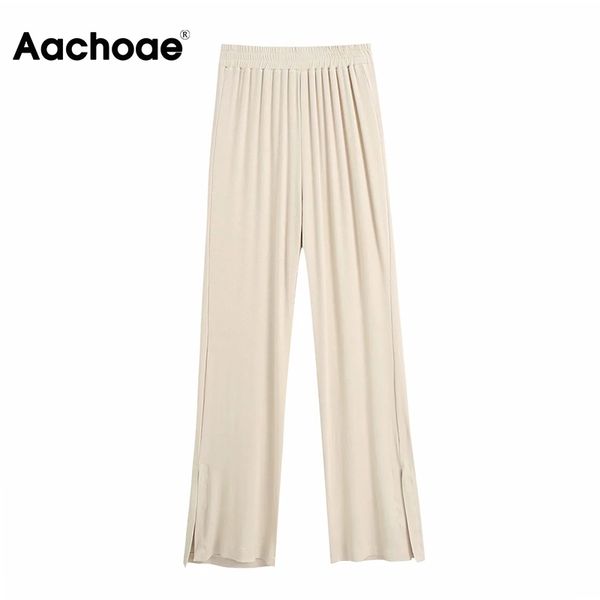 women chic solid long pants 2021 fashion side split casual pants office ladies high waist trousers pantalones mujer, Black;white
women chic solid long pants 2021 fashion side split casual pants office ladies high waist trousers pantalones mujer, Black;white