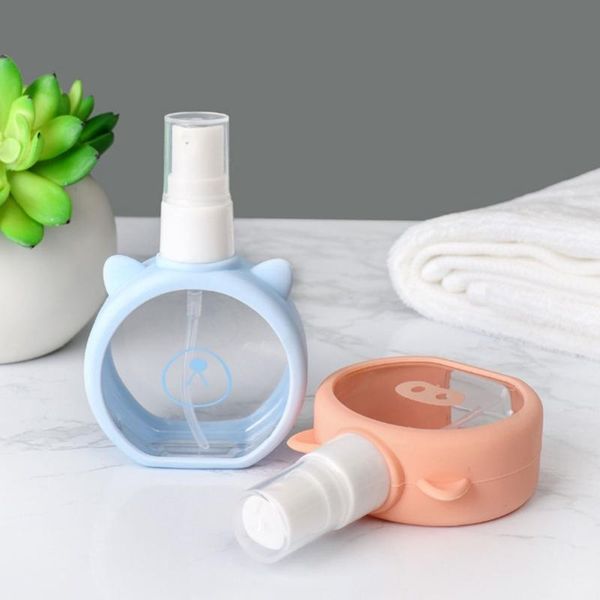 storage bottles & jars 55ml empty spray with silicone cover cartoon cute fine mist sample bottle plastic mini refillable perfume containers
storage bottles & jars 55ml empty spray with silicone cover cartoon cute fine mist sample bottle plastic mini refillable perfume containers