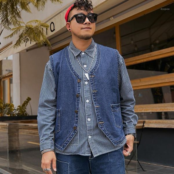 men's vests casual cotton denim sleeveless vest oversize 6xl 7xl 8xl blue outdoor 2021 spring and autumn, Black;white
men's vests casual cotton denim sleeveless vest oversize 6xl 7xl 8xl blue outdoor 2021 spring and autumn, Black;white