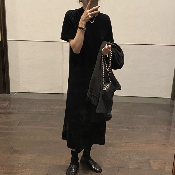 dresses black basic all match solid minimalist stylish female women veet streetwear short sleeves long es, Black;gray
dresses black basic all match solid minimalist stylish female women veet streetwear short sleeves long es, Black;gray
