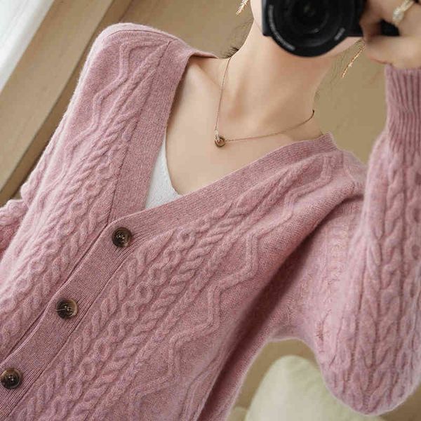Women's Sweaters Female cardigan 100% meridian sweater cashmere solid sleeve long female knitting turtleneck v loose coat OSQR, White;black
Women's Sweaters Female cardigan 100% meridian sweater cashmere solid sleeve long female knitting turtleneck v loose coat OSQR, White;black