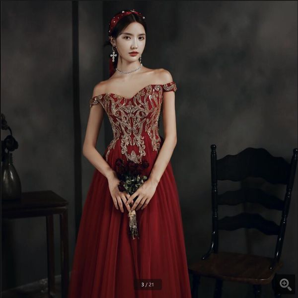 2021 vestido de festa wine tulle a line prom dress heavily beading off the shoulder sparkly long party gowns v neckline short sleeve open ba, Black
2021 vestido de festa wine tulle a line prom dress heavily beading off the shoulder sparkly long party gowns v neckline short sleeve open ba, Black