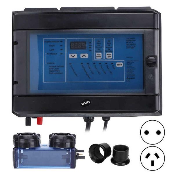 pool & accessories 230-240v 50g/h electrolytic salt chlorine machine 100w generator for swimming spa water treatment equipment
pool & accessories 230-240v 50g/h electrolytic salt chlorine machine 100w generator for swimming spa water treatment equipment