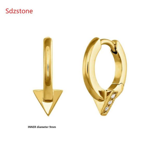 sdzstone 2021 fashion 925 sterling silver 11mm triangle stud earing earrings for women christmas gift korean jewelry, Golden;silver
sdzstone 2021 fashion 925 sterling silver 11mm triangle stud earing earrings for women christmas gift korean jewelry, Golden;silver