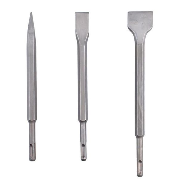 professional drill bits 3pcs/set multifunction flat chisel point bit set for sds plus silver color
professional drill bits 3pcs/set multifunction flat chisel point bit set for sds plus silver color