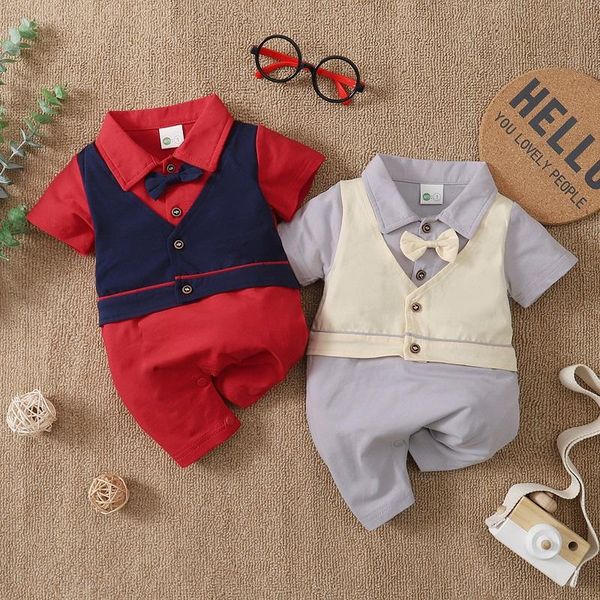 0-24m little gentleman born baby boy short sleeve bow tie cotton romper jumpsuit outfits summer clothes jumpsuits, Blue
0-24m little gentleman born baby boy short sleeve bow tie cotton romper jumpsuit outfits summer clothes jumpsuits, Blue