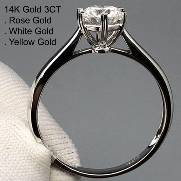 cluster rings 14k gold 3 moissanite diamond ring women classic round heart crown wedding party engagement anniversary ct d color, Golden;silver
cluster rings 14k gold 3 moissanite diamond ring women classic round heart crown wedding party engagement anniversary ct d color, Golden;silver