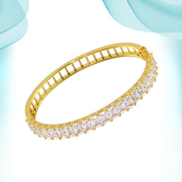 women simple fashion hollow out crystal stone bangle gold plated prong setting circle gemotric round bracelets with designer charms party ho, Black
women simple fashion hollow out crystal stone bangle gold plated prong setting circle gemotric round bracelets with designer charms party ho, Black