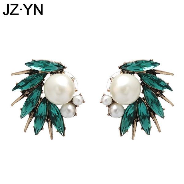 stud jzyn 2021 brand design statement fashion earrings for women simulated pearl wing earring factory price, Golden;silver 
stud jzyn 2021 brand design statement fashion earrings for women simulated pearl wing earring factory price, Golden;silver