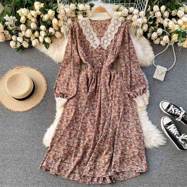 temperament fashion spring french vestidos female sweet lace v-neck slim midi retro floral dress c246 210507, Black;gray
temperament fashion spring french vestidos female sweet lace v-neck slim midi retro floral dress c246 210507, Black;gray