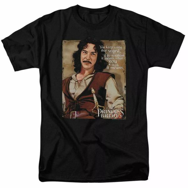 the princess bride word t shirt mens licensed 80s movie tee inigo black, White;black
the princess bride word t shirt mens licensed 80s movie tee inigo black, White;black