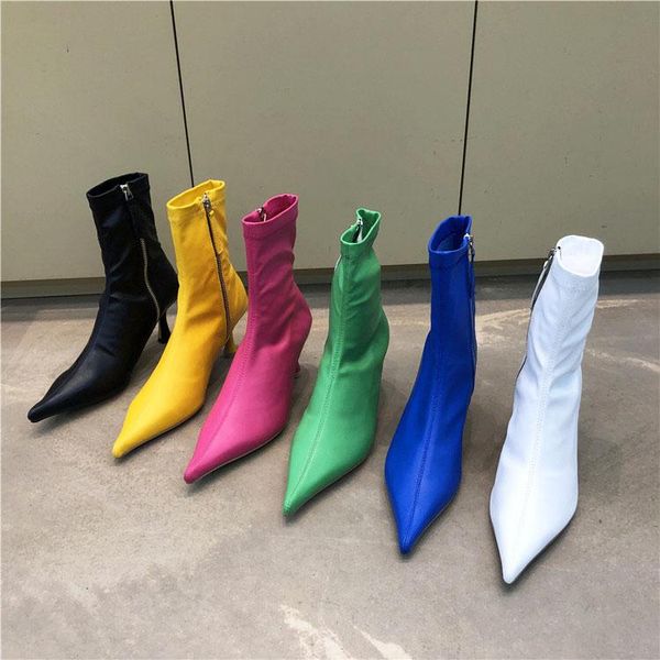 boots women's pu ankle pointed toe stilettos high heels shoes stylish 6 colors c39, Black
boots women's pu ankle pointed toe stilettos high heels shoes stylish 6 colors c39, Black