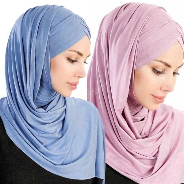 women plain bubble cotton cross scarf head hijab wrap solid instant shawls foulard femme muslim hijabs store ready to wear, Blue;gray
women plain bubble cotton cross scarf head hijab wrap solid instant shawls foulard femme muslim hijabs store ready to wear, Blue;gray