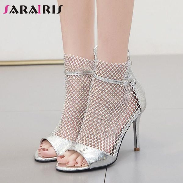 dress shoes sarairis female 2021 party hollow sandals summer sandasl women peep toe metallic zipper high heels woman, Black
dress shoes sarairis female 2021 party hollow sandals summer sandasl women peep toe metallic zipper high heels woman, Black