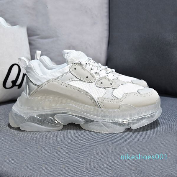 2021 triple s fashion clear sole bottom paris 17fw mens designer sneakers vintage dad platform women luxury casual shoes sports trainers, Black
2021 triple s fashion clear sole bottom paris 17fw mens designer sneakers vintage dad platform women luxury casual shoes sports trainers, Black