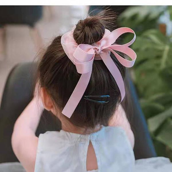 children's bow tie hair girls sweet all-match rope pure color head fairy accessories, Slivery;white
children's bow tie hair girls sweet all-match rope pure color head fairy accessories, Slivery;white