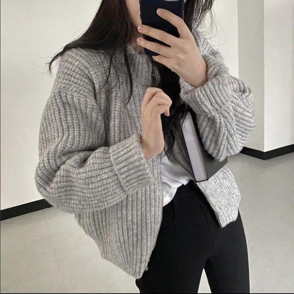 women's knits & tees cardigan sweaters women chic casual solid mohair spring korean lady clothes loose fashion bf college elegant knitt, White
women's knits & tees cardigan sweaters women chic casual solid mohair spring korean lady clothes loose fashion bf college elegant knitt, White