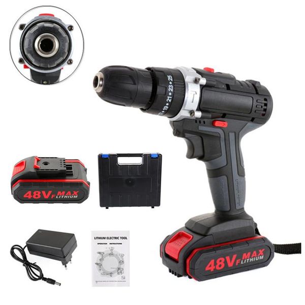 professiona electric drills 5 pcs/set 48vf drill impact cordless screwdriver lithium battery wrench set power tool for home
professiona electric drills 5 pcs/set 48vf drill impact cordless screwdriver lithium battery wrench set power tool for home