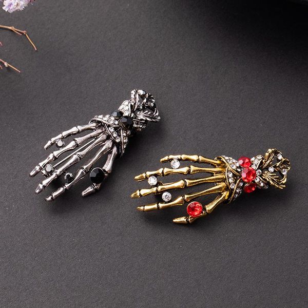 pins, brooches diy retro brooch women's men's punk skull inlaid red white rhinestone pins glamour female jewelry cool gift direct, Gray
pins, brooches diy retro brooch women's men's punk skull inlaid red white rhinestone pins glamour female jewelry cool gift direct, Gray